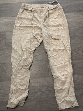 Soho Khaki Linen Pants size Small
